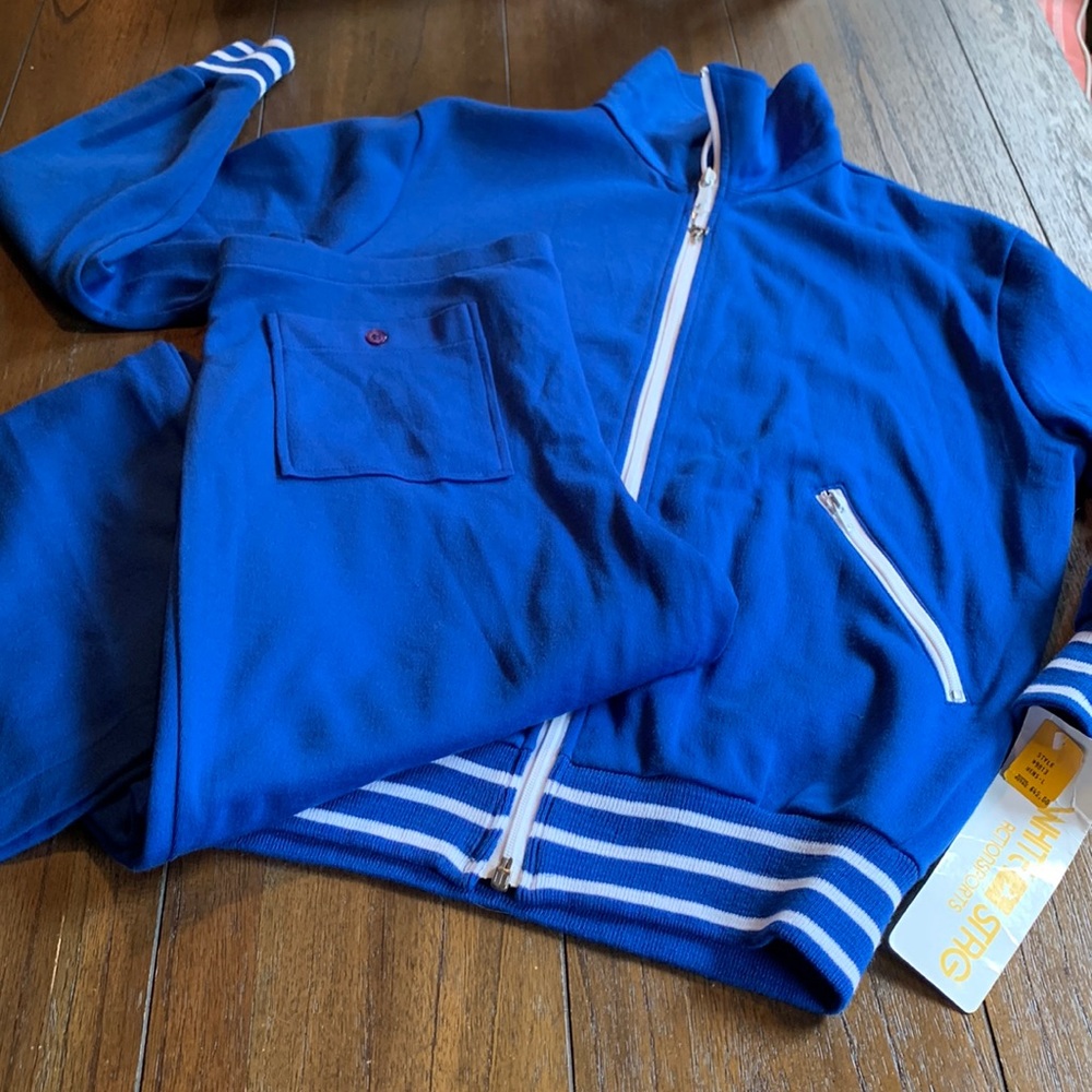 NWT VINTAGE White Stag STAGWHITES Deadstock Full Track Suit